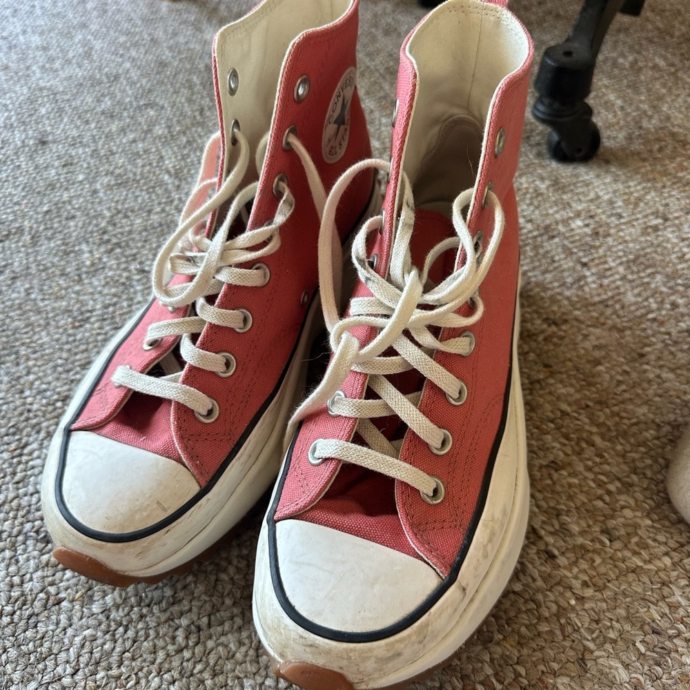 Converse Pink Hike High-Tops